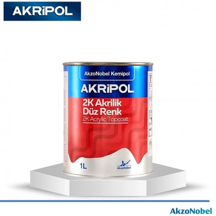 AkzoNobel Kemipol Akripol 2K Akrilik Düz Renk Boya Hyundai - Bluish Red Bordo ( 3.Grup )