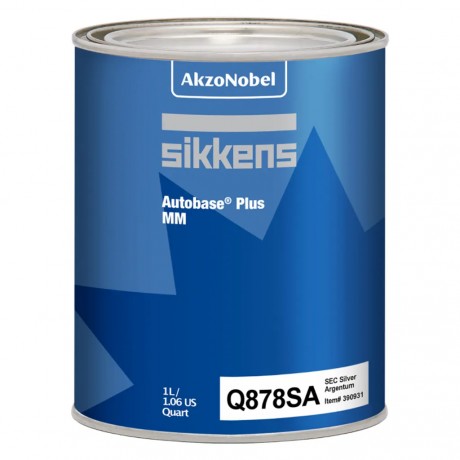 AkzoNobel Sikkens Q878SA Argentum 1111 Metalik Gümüş Efekt Akrilik Boya 1 Litre