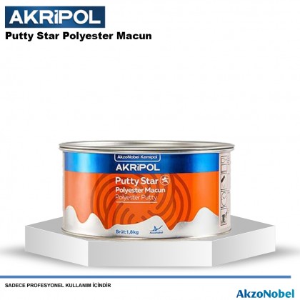 AkzoNobel Akripol Putty Star Polyester Macun 1.8 KG