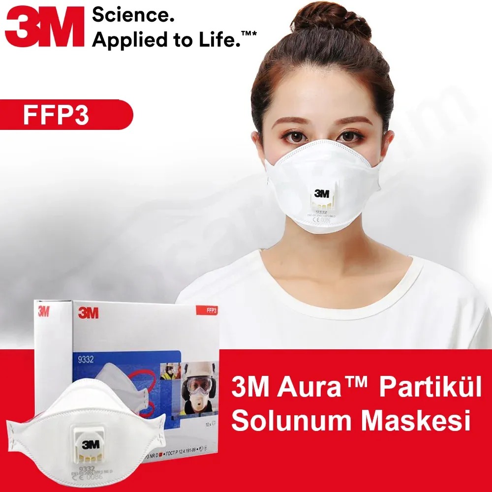 3m 9332 Filtreli Maske Ventilli Maske Koruyucu Filtreli Maske 3m 9332 Filtreli Maske Ventilli Maske Koruyucu Filtreli Maske