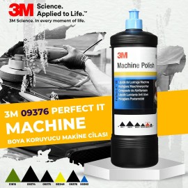 3M 09376 Perfect-it II Step 3 Paint Protective Machine Polish 1 Liter