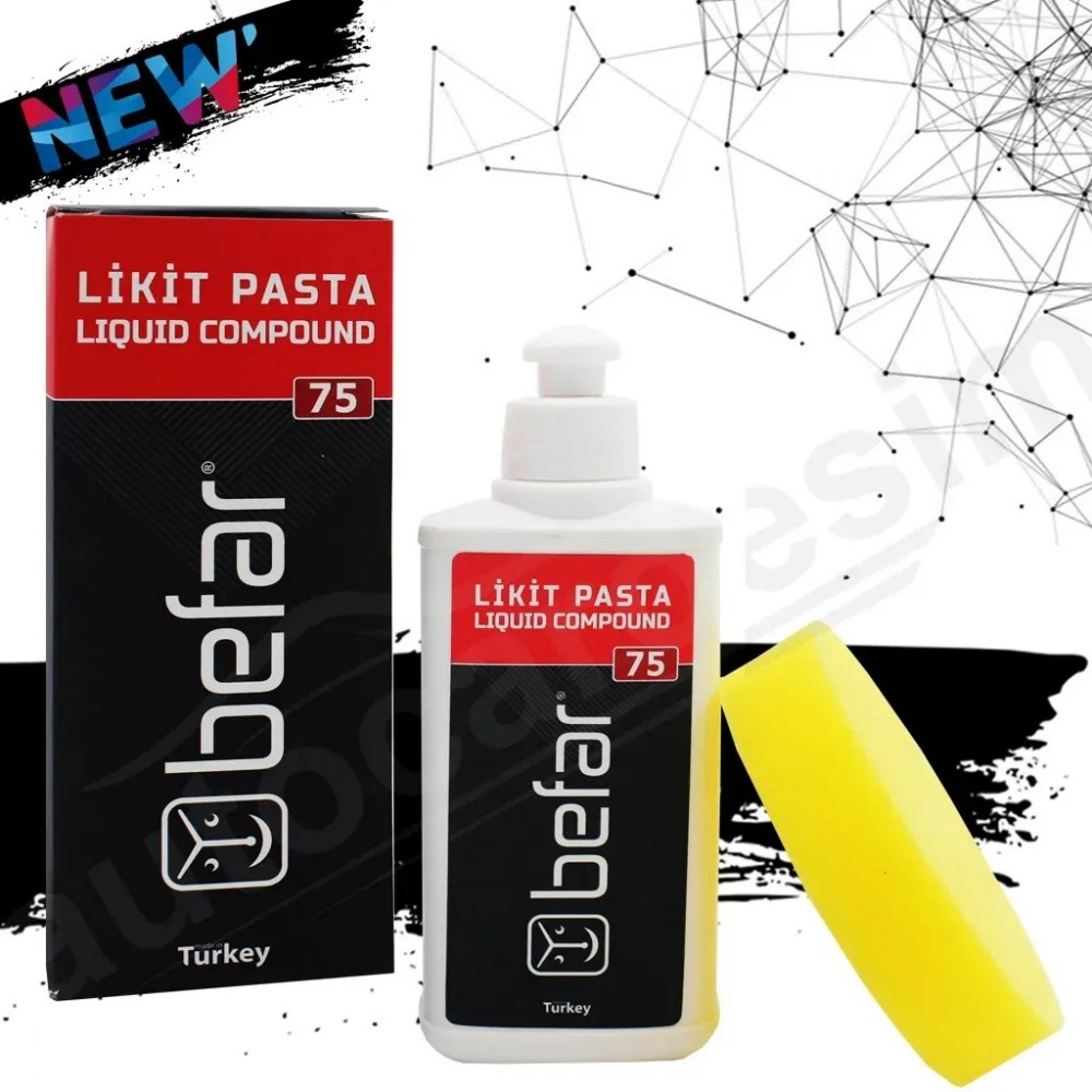 Befar 75 Hızlı Çizik Çıkarıcı Pasta 250ML. + Uygulama Pedi