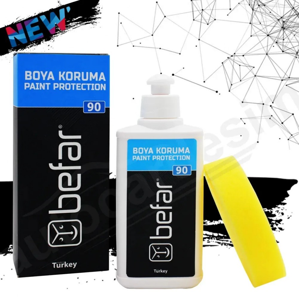 Befar 90 Hızlı Boya Koruyucu Wax Cila 250 ML. + Uygulama Pedi 