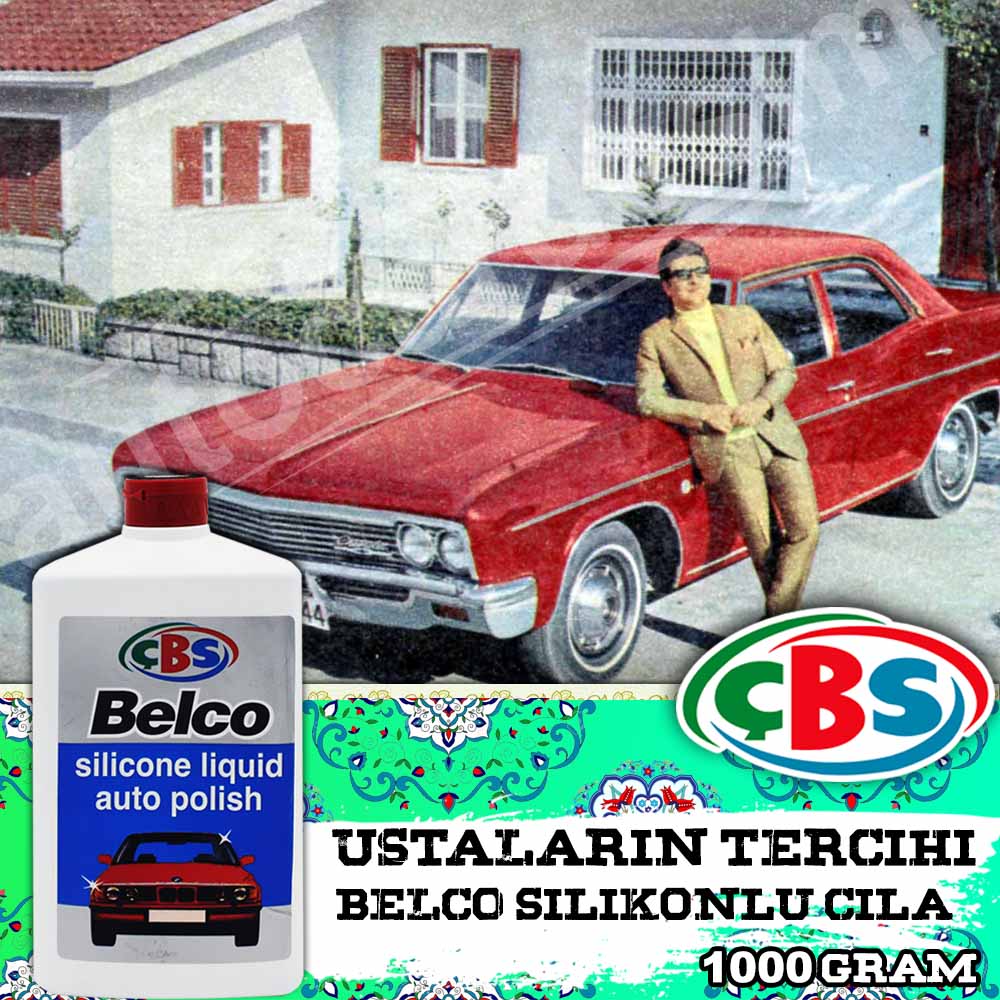 ÇBS Belco Efsane Seri Yüksek Parlak Silikonlu Oto Cilası 1 Litre