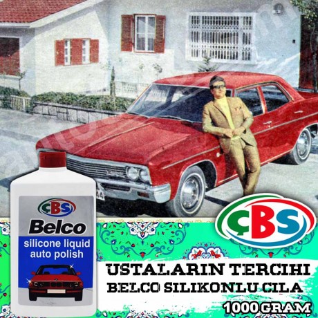 ÇBS Belco Efsane Seri Yüksek Parlak Silikonlu Oto Cilası 1 Litre