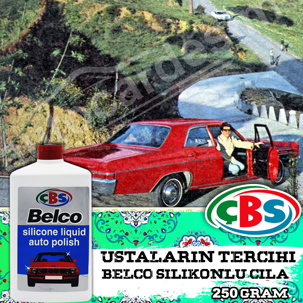 ÇBS Belco Efsane Seri Yüksek Parlak Silikonlu Oto Cilası 250 ML