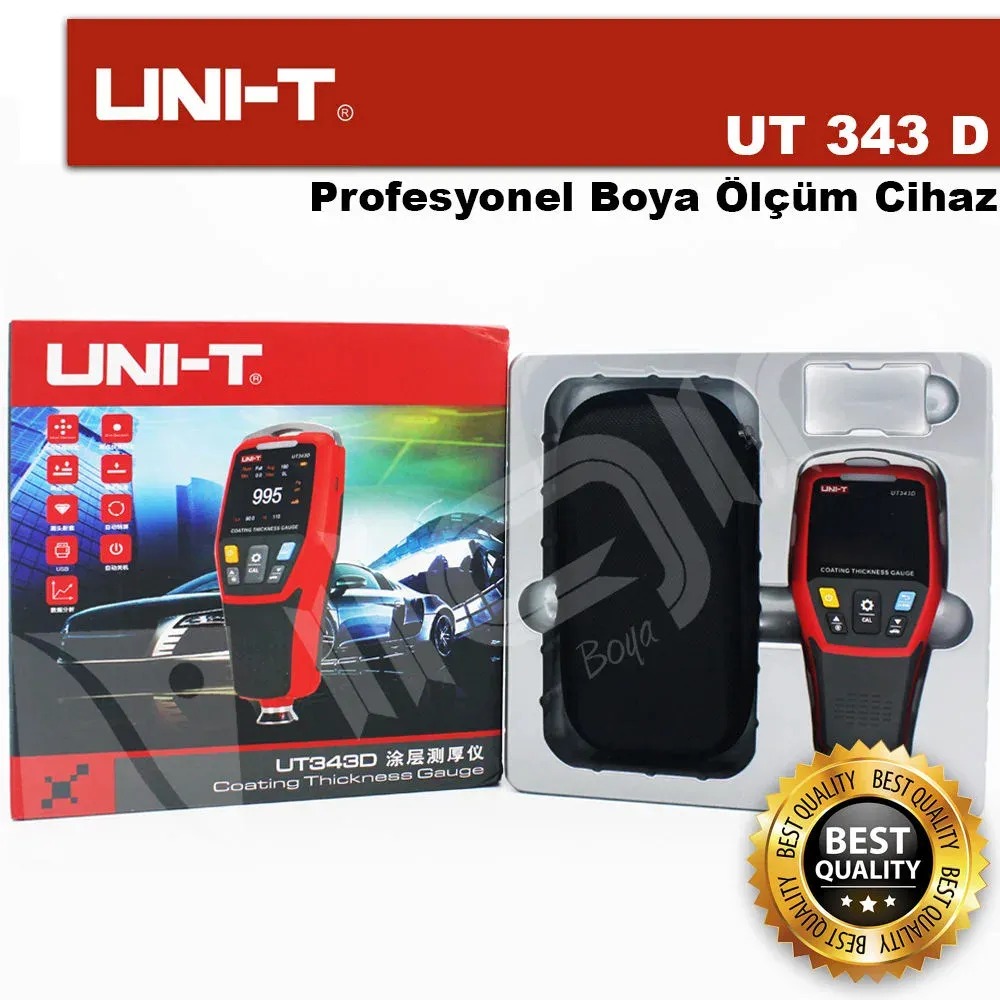 Unit-T UT 343D Profesyonel Boya - Kaplama Kalınlığı Ölçüm Cihazı