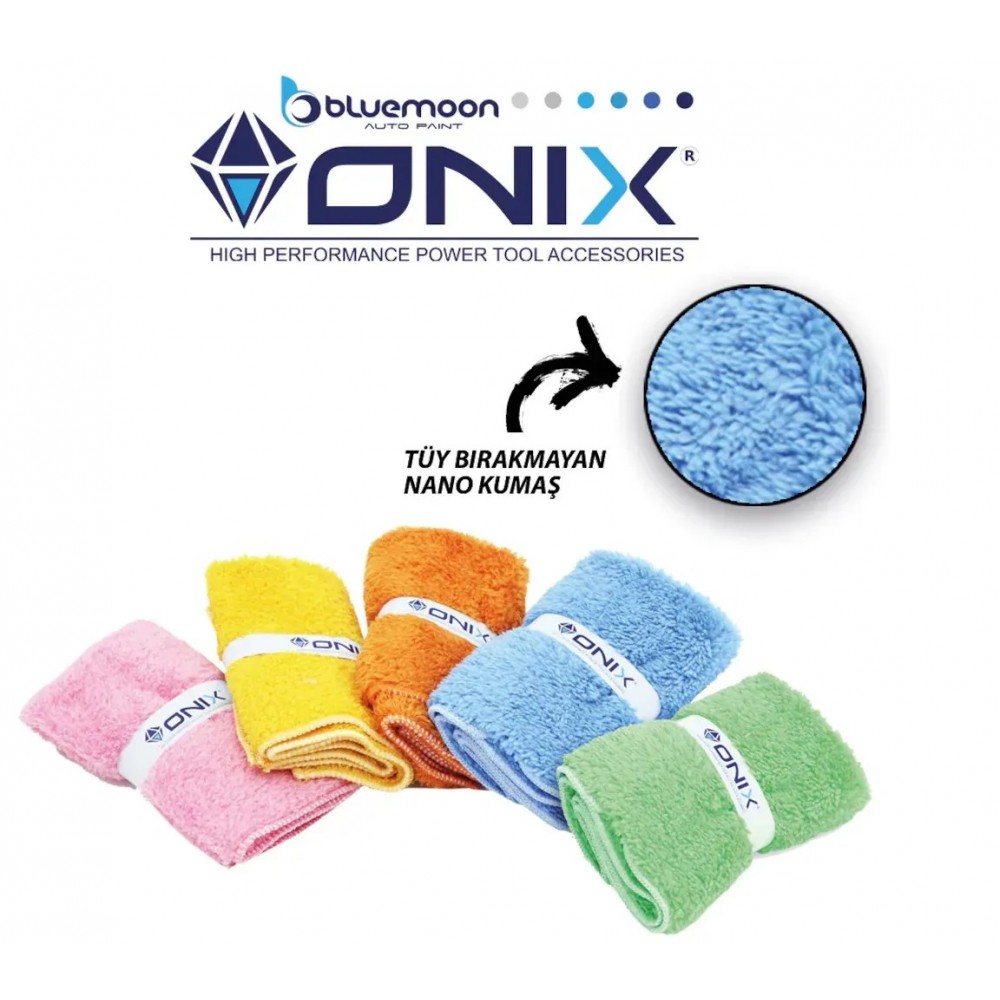 Bluemoon Onix Pasta ve Cila Uygulamaları için Silme ve Parlatma Bezi 40x40 Cm