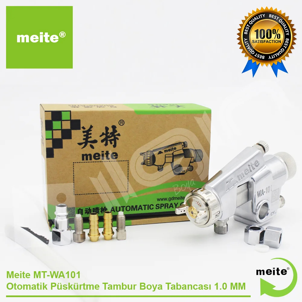 Meite MT-WA101 Otomatik Püskürtme Tambur Boya Tabancası 1.0 MM