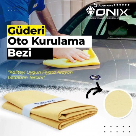 Bluemoon Onix Hardal Rengi Oto Yıkama Kurulama Bezi 50x70