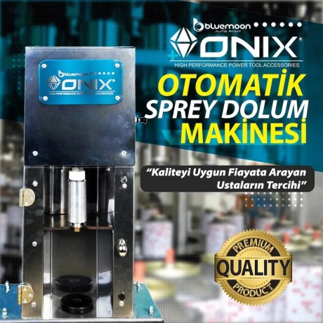 Bluemoon Onix Aerosol Havalı Tam Otomatik Sıvı Solüsyon - Boya Dolum Makinesi