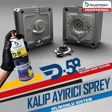 Bluemoon D-58 Silikon Esaslı Profesyonel Kalıp Ayırıcı Sprey 400ML