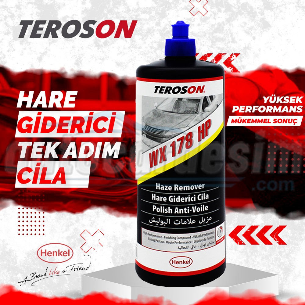 Henkel Teroson WX 178 HP Silicone-Free High Gloss Paint Protective Moire Removal Lacquer 1Liter