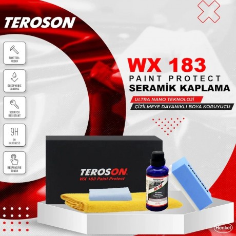 Henkel Teroson WX 183 9H Boya Koruyucu Nano Seramik Kaplama Seti - 50ml