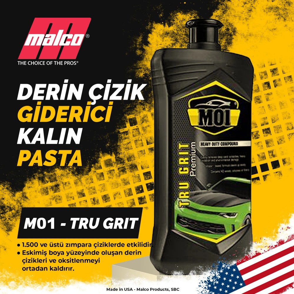 Malco M01 - Tru Grit Premium Kalın Pasta 946 ML