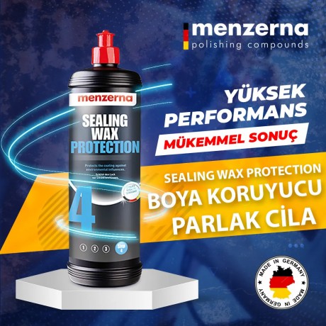 Menzerna Sealing Wax Protection Tabaka ve Kiri Engelleyen Boya Koruyucu Cila 250 ML
