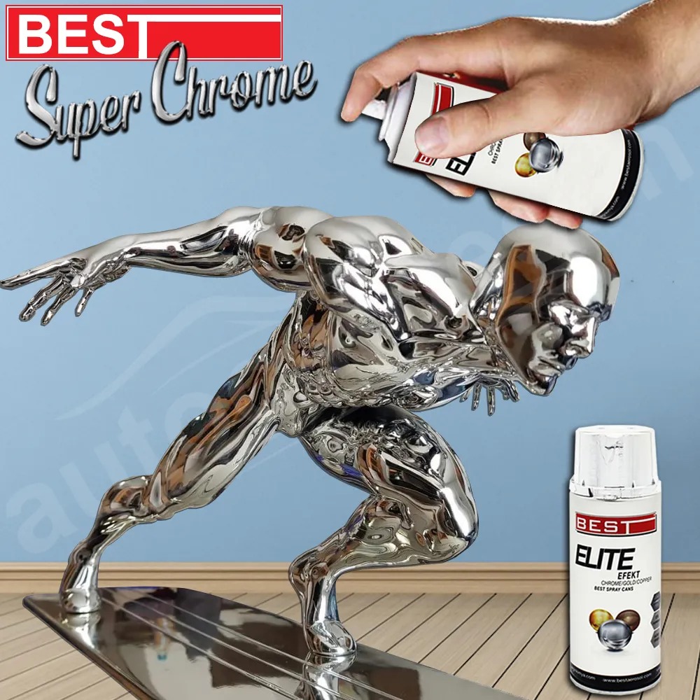 Best Elite Series Chrome Effect Spray Paint - 400 ML