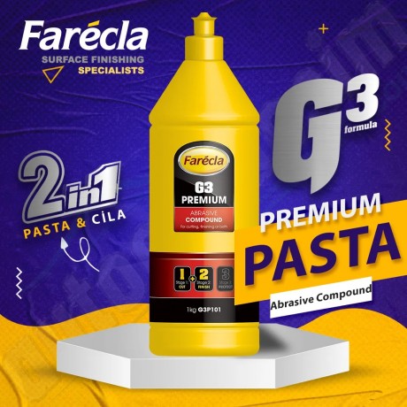 Farecla G3 Premium 2'si Bir Arada Hare Giderici Cila ve Çizik Çıkarıcı Özellikli Pasta 1 Lİtre