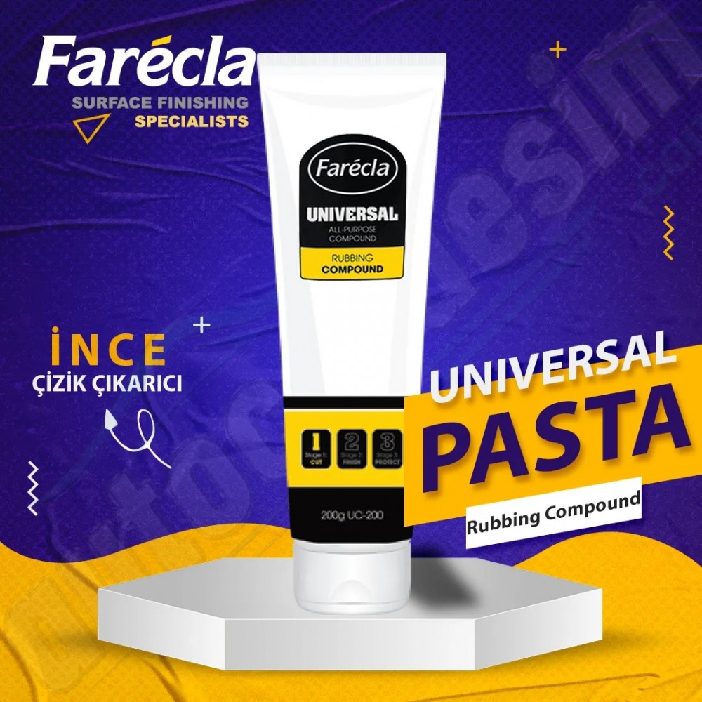 Farecla Üniversal Tüm Yüzeyler için Kılcal Çizik Giderici İnce Kıvam Araç Pastası 200 ML