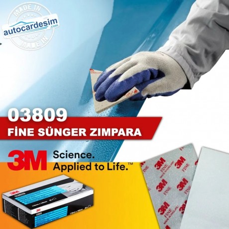 3M 03809 Fine Sünger Yumuşak Tabaka Zımpara