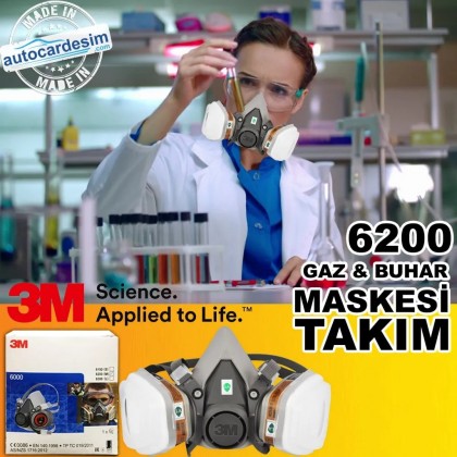 3M 6200 Gaz - Buhar - Boya Maskesi