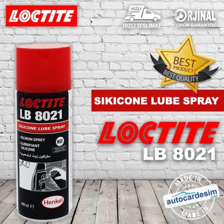 Loctite LB 8021 Oto Silikon Yağlayıcı Sprey 400 ML