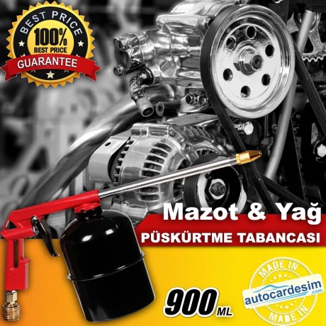 Havalı Sistem Motor Temizleyici Mazot Tabancası