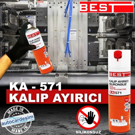 Best KA-571 Silikonsuz Kalıp Ayırıcı Sprey 400 ML