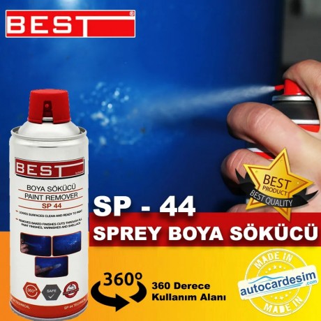 Best SP 44 Boya Sökücü Boya Artık Temizleyici Sprey