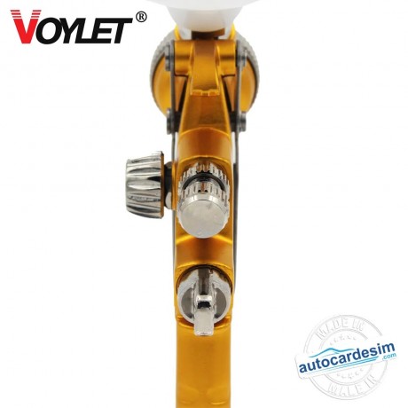 Voylet LS30 Madalyon Sarısı Üstten Depolu Profesyonel Boya Tabancası 1.3 MM