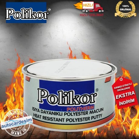 Polikor Politherm Yüksek Isıya Dayanıklı Polyester Macun 1.8 KG