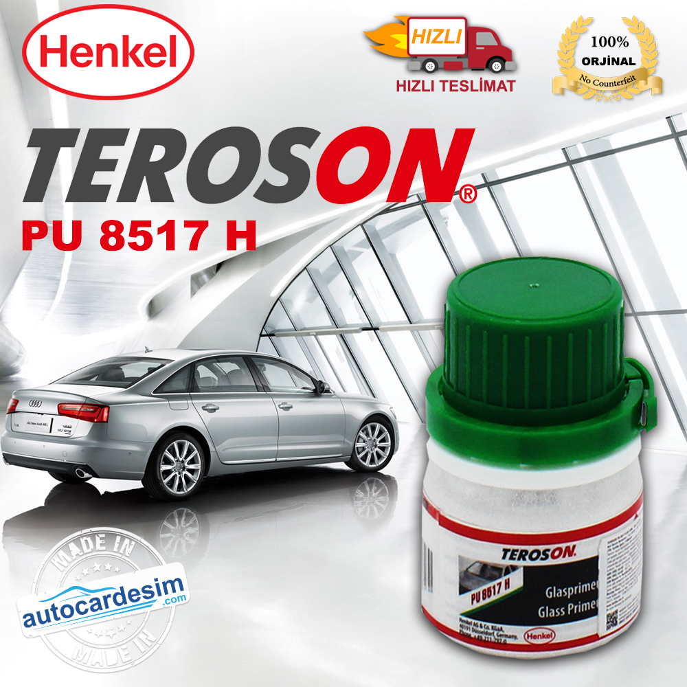 Henkel Teroson PU 8517 H Metal ve Boya İçin Cam Yapıştırıcı Primer Astar 25 ml
