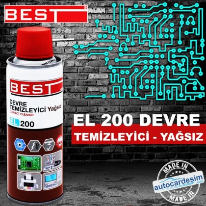 Best EL 200 Yağsız Devre - Kontak Temizleme Spreyi 200 ML