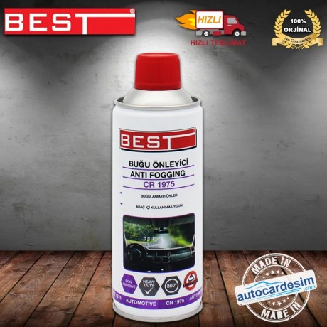 Best CR-1975 Kask - Otomobil Cam Buğu Önleyici Sprey 400 ML