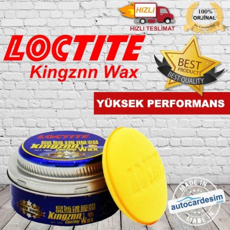 Henkel - Loctite Kingznn Uzun Süre Kalıcı Boya Koruyucu Yüksek Parlak Katı Wax - Cila 280 Gr
