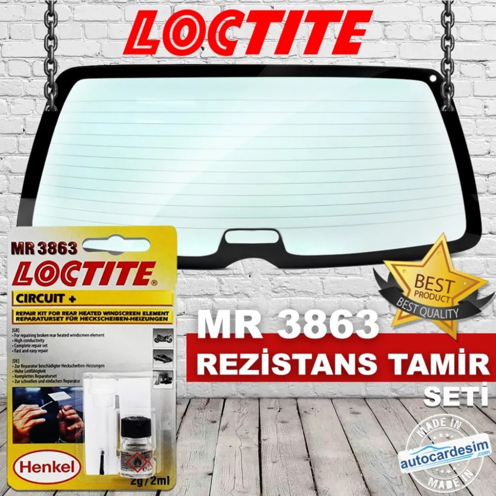Henkel - Loctite MR 3863 Oto Cam Rezistans Tamir Seti