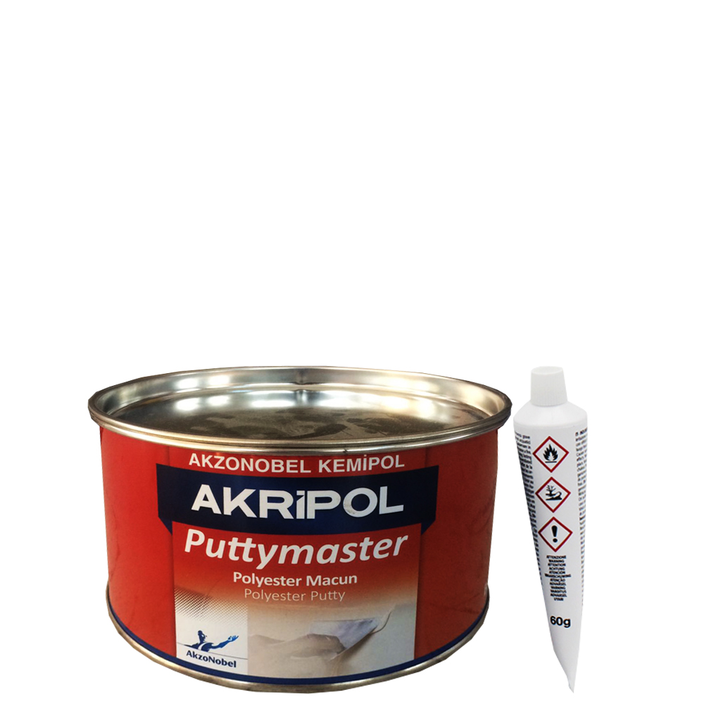 Akzonobel Akripol Puttymaster Polyester Çelik Macun 2.7 KG