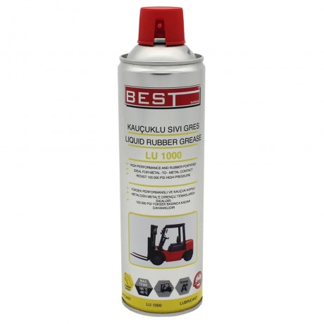 Best LU 1000 Kauçuklu Sıvı Gress Yağlayıcı Sprey 500 ML